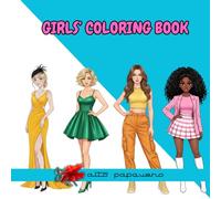 Girls' Coloring Book: Simple, fun illustrations for tiny artists (Libri da colorare per bambini)