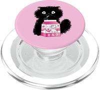 Girls Cute Cat Strawberry Milk Kawaii Cow and Kitten PopSockets PopGrip para MagSafe