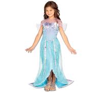 Girls Deluxe Little Mermaid Princess Book Day Week Fancy Dress Costume Outfit ME