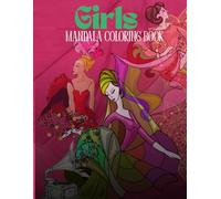 Girls face mandala coloring book: 45 Girls face mandala coloring book's pages