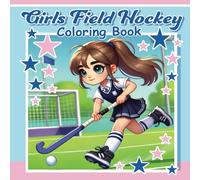 Girls Field Hockey Coloring Book