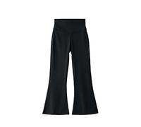 Girls Flared Leggings Elasticated High Waist Bootcut Yoga Pants with Pockets Kids Tights Stretchy Slim Fit Bell Bottom Trousers Lightweight Solid Color School Perform Leggings for Dance Gym Latin