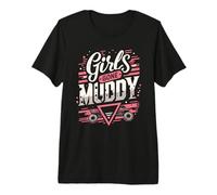 Girls Gone Muddy Mud Run Princess Camiseta Premium
