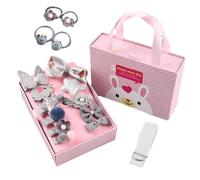 Girls Hair Accessories, Stylish Hairpin Set, Assorted Hairpiece with Cute and Sturdy Materials for Daily Styling, Creative Hairdos, or Dress Up Events, 1 Set
