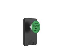 Girls Invented Punk Rock Not England - Green PopSockets PopWallet para MagSafe