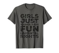 Girls Just Wanna Have Fundamental Rights Igualdad Feminista Camiseta
