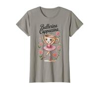 Girls Kids Meme Italian Brainrot Ballerina Cappuccina Camiseta