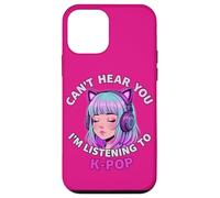 Girls Korean Pop Shirt Can't Hear You I'm Listening to KPOP Carcasa para iPhone 12 Mini