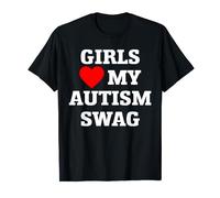 Girls Love My Autism Swag, divertidos regalos para niños autistas, concientización Camiseta