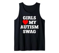 Girls Love My Autism Swag, Divertidos Regalos para niños autistas, concientización Camiseta sin Mangas