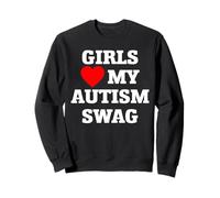 Girls Love My Autism Swag, Divertidos Regalos para niños autistas, concientización Sudadera