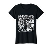Girls Making Memories One Road Trip At A Time - Camiseta gráfica económica, Mujer, Negro, XL