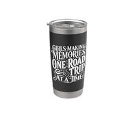Girls Making Memories One Road Trip At A Time - Vaso térmico de acero inoxidable de doble pared