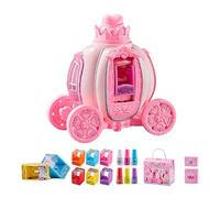 Girls Nail Kit - Educational Cosmetics Toy for Creative Learning | Pretend Play Set with Colorful & Safe Accessories for Birthday Fun, Holiday , Playroom Activities, Travel Entertainment,