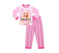 Girls Official Mattel Long Pink Pyjama Set