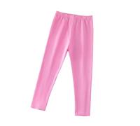 Girls Plain Leggings Kids Cotton Footless Ballet Dance Tights Children Soft Stretchy Full Length School Trousers Teen Basic Solid Color Leggings Casual Activewear for Sports Gymnastics