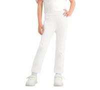 Girls School Trousers Straight Leg Joggers Kids Plain High Waist Jogging Pants Casual Loose Solid Color Strenchy Sweatpants with Pockets Summer Athletic Tracksuit Bottoms