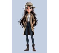 Girl's Secret Diary by D'ia Luna: Cute Detective Notebook for Girls, 200-Page Lined Hardcover Journal, 6x9: Perfect Gift for Birthday, Valentine's ... and Any Occasion for Girls, Kids, and Women
