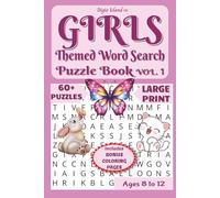 Girls Themed Word Search Puzzle Book vol. 1: Fun and Easy Word Search Puzzles for Girls Ages 8-12