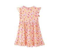 Girls' Thin Dress Children's Flying Sleeve Dress Hose Mädchen Dress Hose, amarillo, 13-14 años