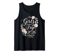 Girls Trip 2026 Family Matching Friends Road Trip Vacation Camiseta sin Mangas