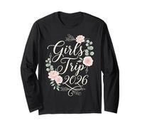 Girls Trip 2026 Family Matching Friends Road Trip Vacation Manga Larga