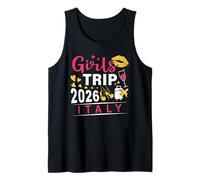 Girls Trip 2026 Italy Travel Girls Group Italy Vacay Camiseta sin Mangas