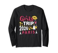 Girls Trip 2026 Paris Travel Girls Group France Vacay Manga Larga