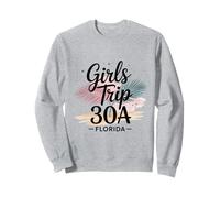 Girl'S Trip 30A Seaside Rosemary - Tripulación de Viaje para niñas Sudadera