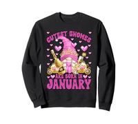 Girls Trip Birthday Princess GNOME Graphic Born In January Sudadera
