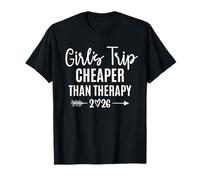 Girls Trip Cheaper Than a Therapy 2026 Girls Vacation Party Camiseta