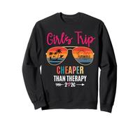 Girls Trip Cheaper Than a Therapy 2026 Hawaii Girls Weekend Sudadera