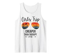 Girls Trip Cheaper Than a Therapy 2026 Hawaii Group Matching Camiseta sin Mangas