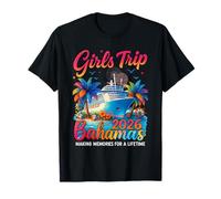 Girls Trip Cruise Bahamas 2026 Matching Family Cruise Party Camiseta