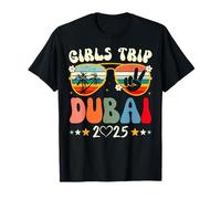 Girls Trip Dubai 2025 Summer Beach Weekend Vacation Matching Camiseta