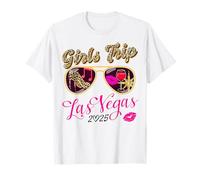 Girls Trip Las Vegas 2025 Escuadrón de cumpleaños de Fin de Semana para Mujeres Camiseta