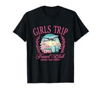 Girls Trip Travel Clup Cheaper than Therapy Mujeres Viaje Camiseta