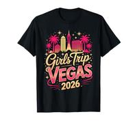 Girls Trip Vegas 2026 Matching Group Vacation Squad Bachelor Camiseta