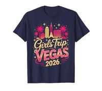 Girls Trip Vegas 2026 Matching Group Vacation Squad Bachelor Camiseta