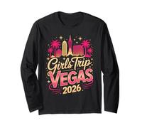Girls Trip Vegas 2026 Matching Group Vacation Squad Bachelor Manga Larga
