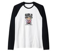 Girls United Hace Que Hoy Sea un Oso increíble y Lindo Camiseta Manga Raglan
