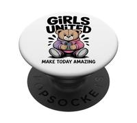 Girls United Hace Que Hoy Sea un Oso increíble y Lindo PopSockets PopGrip Adhesivo