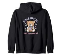 Girls United Hace Que Hoy Sea un Oso increíble y Lindo Sudadera con Capucha