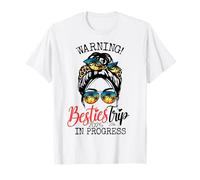 Girls Weekend Girls Squad Warning Besties Viaje en curso Camiseta