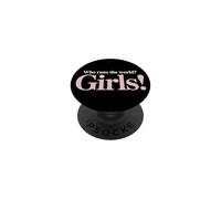 Girls Who Runs The World Poder Mujeres Feminista Chica PopSockets PopGrip Adhesivo