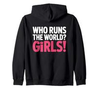 Girls Who Runs The World Poder Mujeres Feminista Chica Sudadera con Capucha