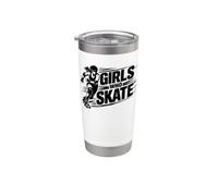 Girls who Skate ruedas Derby Quad Disco Patines Patinador Vaso térmico de acero inoxidable de doble pared