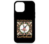 Girls Why Walk When You Can Cartwheel Christmas Cartwheeling Carcasa para iPhone 12 Pro MAX
