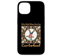 Girls Why Walk When You Can Cartwheel Christmas Cartwheeling Carcasa para iPhone 13