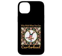 Girls Why Walk When You Can Cartwheel Christmas Cartwheeling Carcasa para iPhone 14 Plus